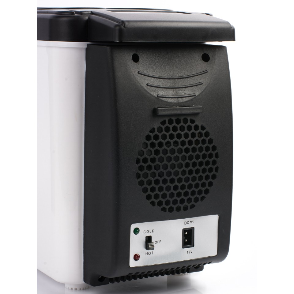 !!สินค้าขายดี!! ตู้เย็นมินิติดรถยนต์ 6 ลิตร ตู้แช่เก็บอุณหภูมิได้ทั้งร้อนและเย็นในรถยนต์ Portable Car Refrigerator 6L