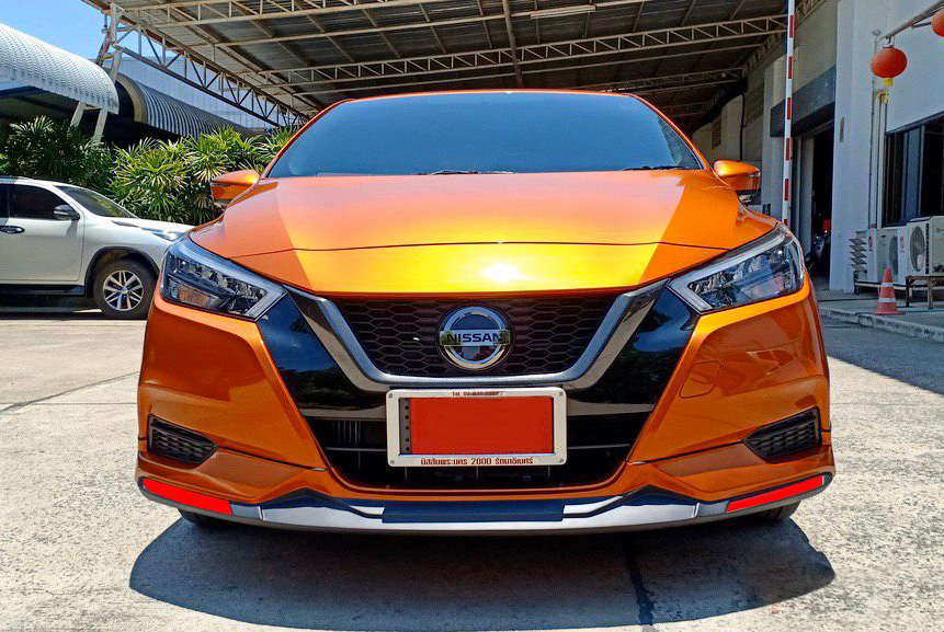 ชุดแต่งรถ สเกิร์ต สปอยเลอร์ All New Almera 2020 Turbo ทรง AT By OSR