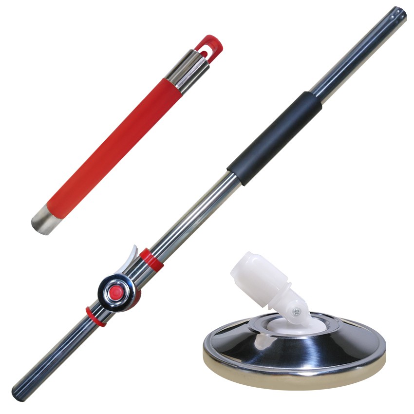 (Bo Yi Mei) Mop ไม้ถูพื้น ไม้ถู ไม้ม็อบ ไม้ม็อบถูพื้น ผ้าม็อบ อุปกรณ์ทำความสะอาด ไม้ถูพื้นสแตนเลส ไม้ถูพื้นแบบถังปั่น