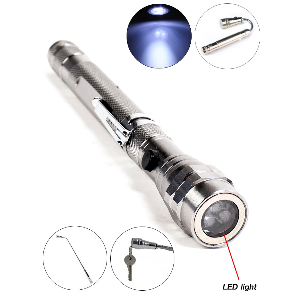 !!สินค้าขายดี!! ไฟฉาย LED ขยายความยาว LED Telescopic Flashlight
