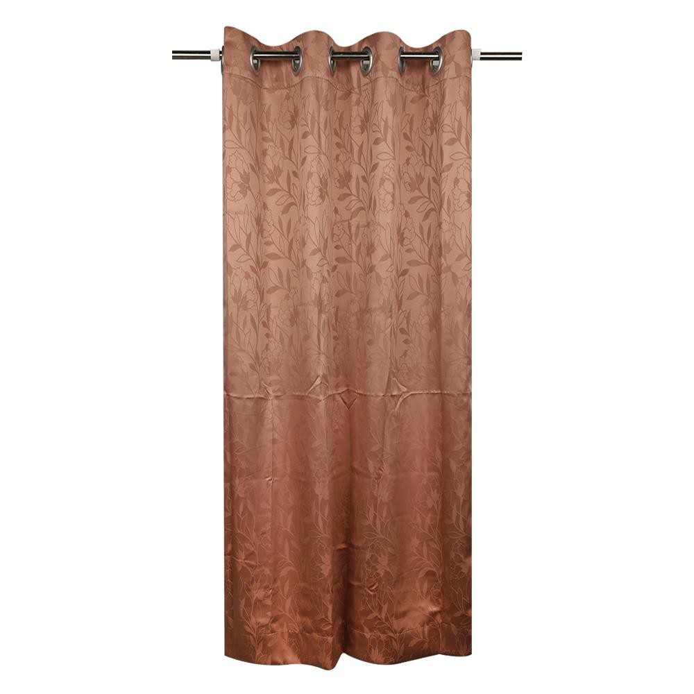 ผ้าม่าน EYELET CHILD FREEDOM STYLE LIO UV 140X220 ซม. สีน้ำตาล ผ้าม่านประตู CURTAIN ผ้าม่านและมู่ลี่