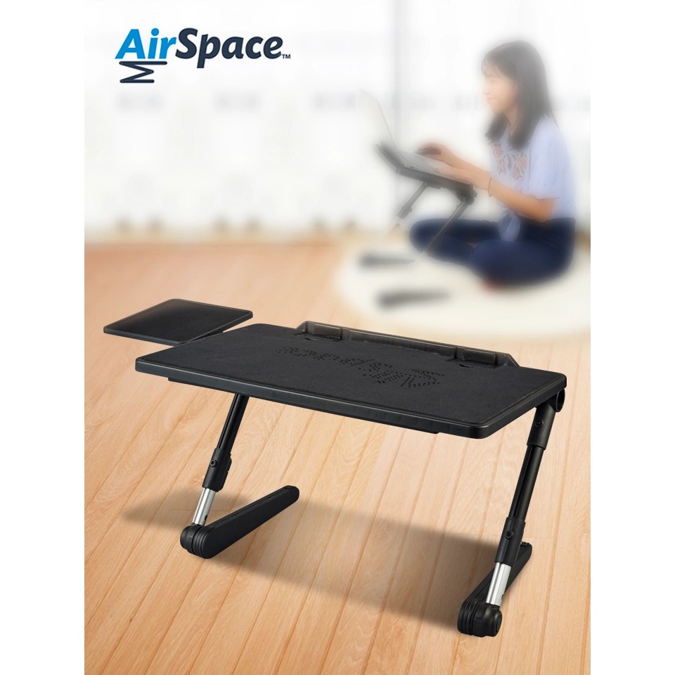 !!สินค้าขายดี!! AIR SPACE โต๊ะพับอเนกประสงค์ โต๊ะวางคอมพิวเตอร์แล็ปท็อป AIR SPACE Laptop Desk
