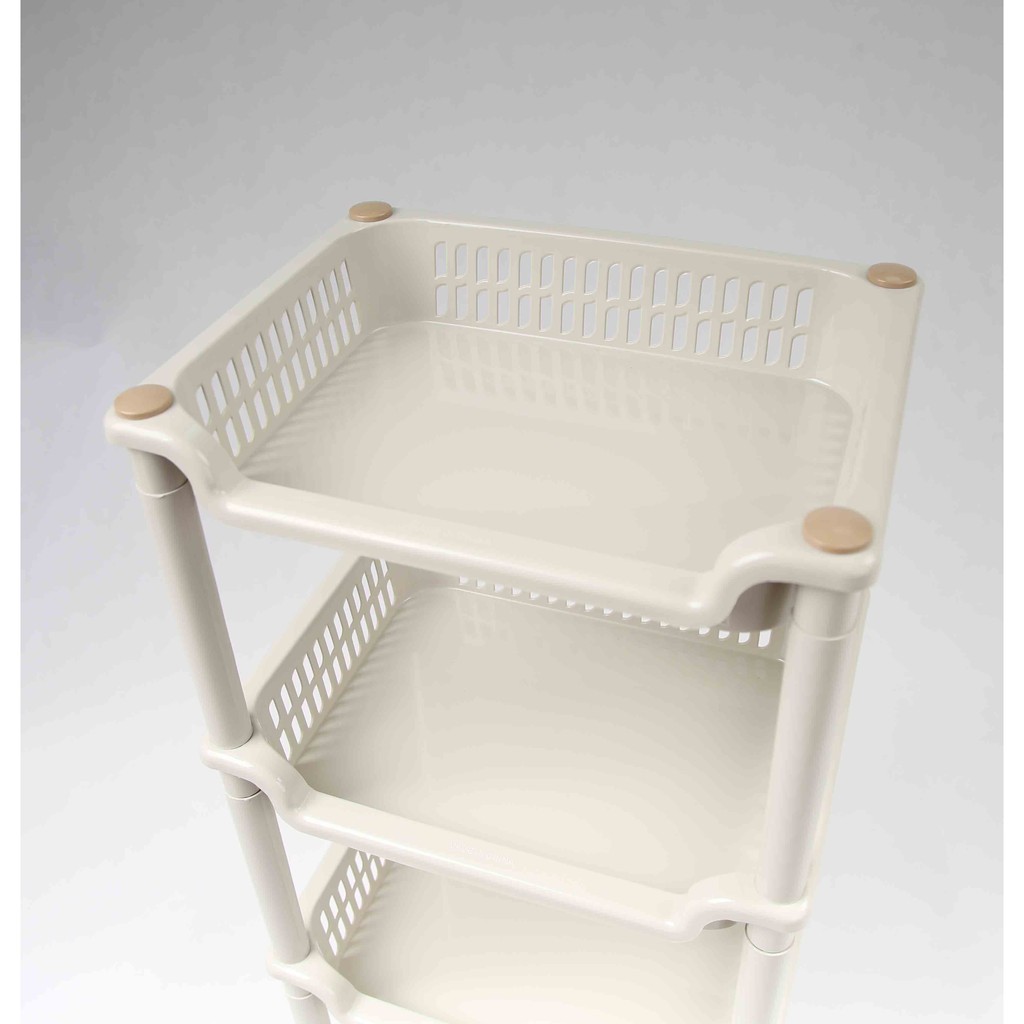 SIMMA ห้องครัวสำนักงานห้องน้ำชั้นเก็บของอเนกประสงค์ 4 ชั้นพร้อมล้อ 830-4