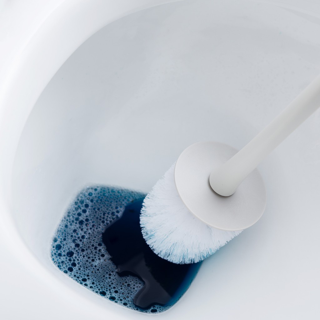 Dear Home ชุดแปรงทำความสะอาดห้องน้ำ แปรงล้างห้องน้ำด้ามยาวขนนุ่มพร้อมฐานรอง แปรงทำความสะอาดโถส้วม แปรงโถส้วม แปรงล้างโถ