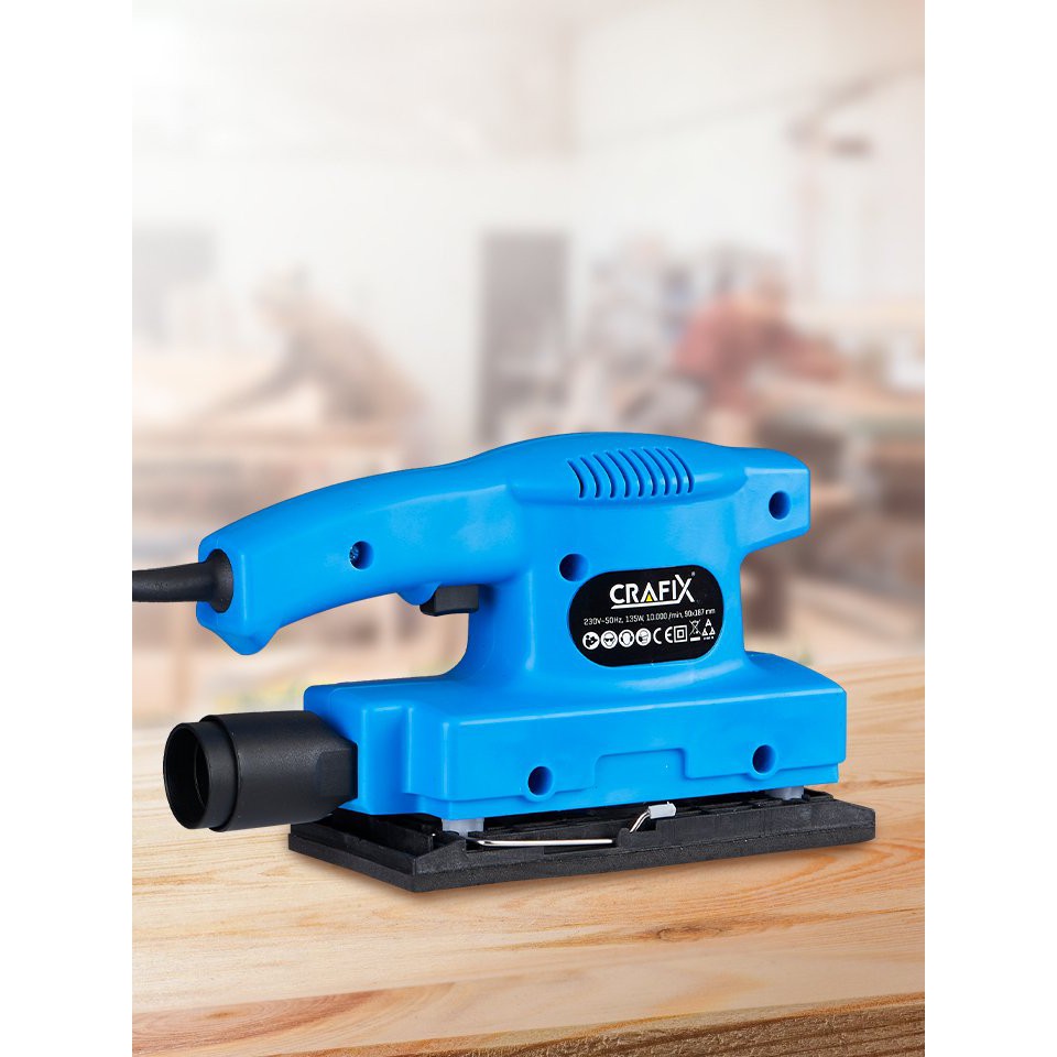 !!สินค้าขายดี!! CRAFIX เครื่องขัดกระดาษทรายไฟฟ้า CRAFIX Electric Sander