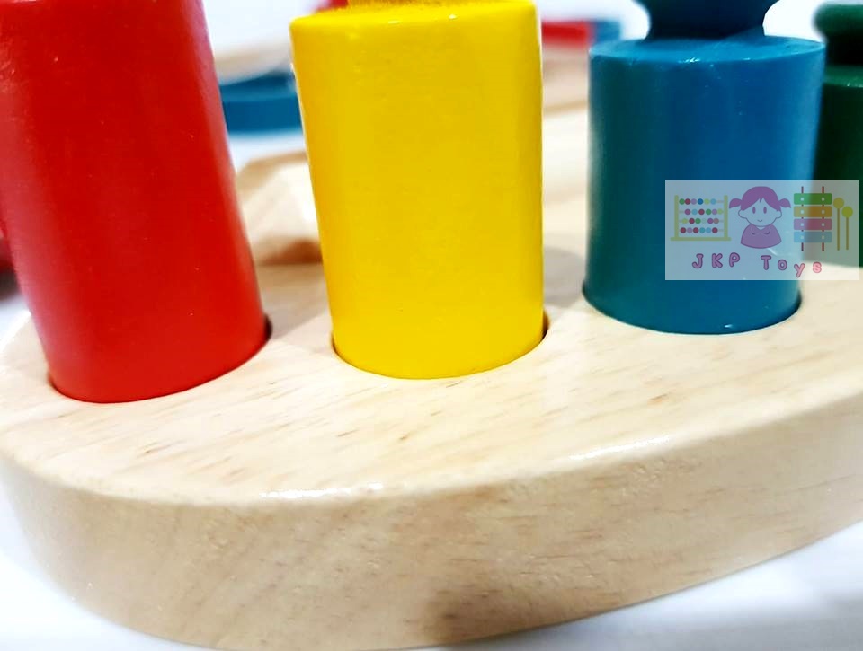 ของเล่นไม้เสริมทักษะ ตาชั่งไม้สอนเรื่องน้ำหนัก ความสมดุล