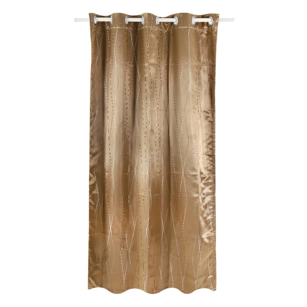 ผ้าม่าน EYELET CHILD FREEDOM STYLE MOANA UV 140X220 ซม. สีทอง ผ้าม่านประตู CURTAIN ผ้าม่านและมู่ลี่