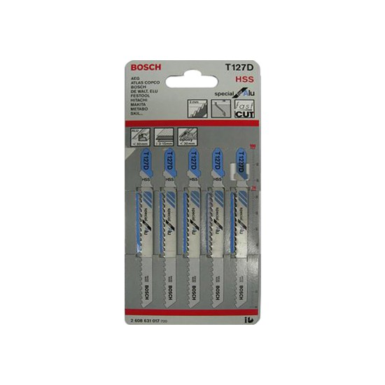 ใบเลื่อย จิ๊กซอ BOSCH T127D เครื่องมือเลื่อยและอุปกรณ์ BOSCH T127D JIGSAW BLADE