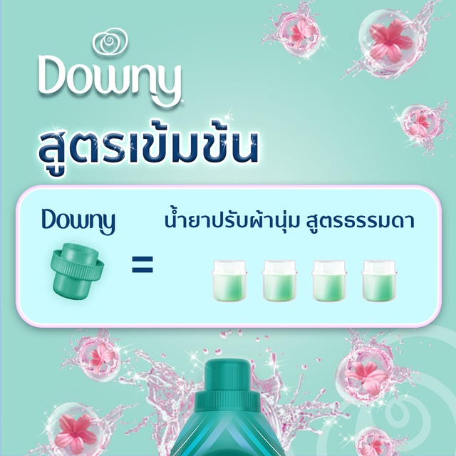 Downy Expert ดาวน์นี่ สำหรับการตากผ้าในร่ม น้ำยาปรับผ้านุ่ม ผลิตภัณฑ์ปรับผ้านุ่ม 530 มล.X4 p&g