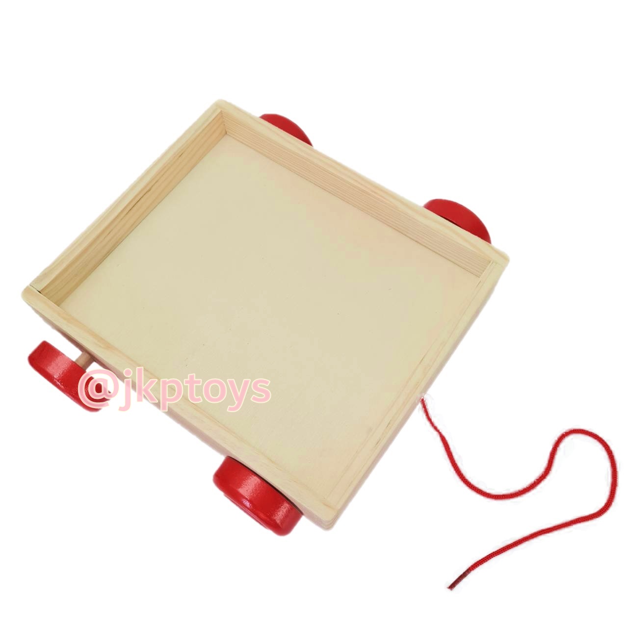 ของเล่นไม้เสริมพัฒนาการ รถลาก บล็อคไม้ 32 ชิ้น