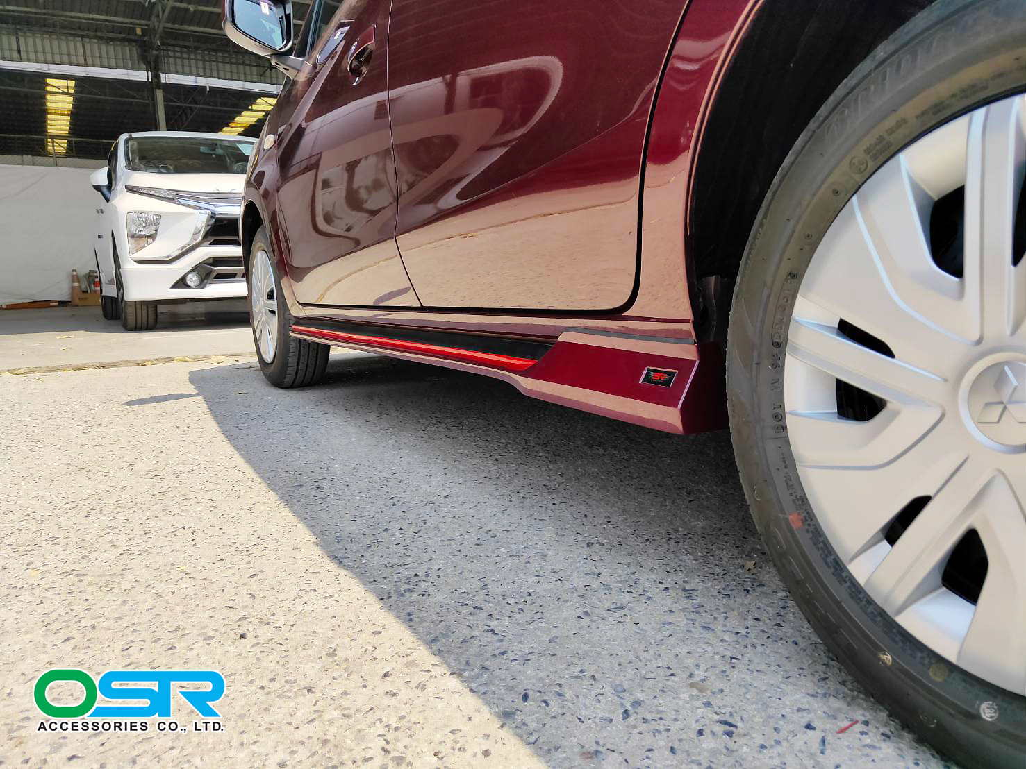 ชุดแต่งรถ สเกิร์ต-สปอยเลอร์ New Mitsubishi Attrage 2020 ทรง SR-Limited By OSR