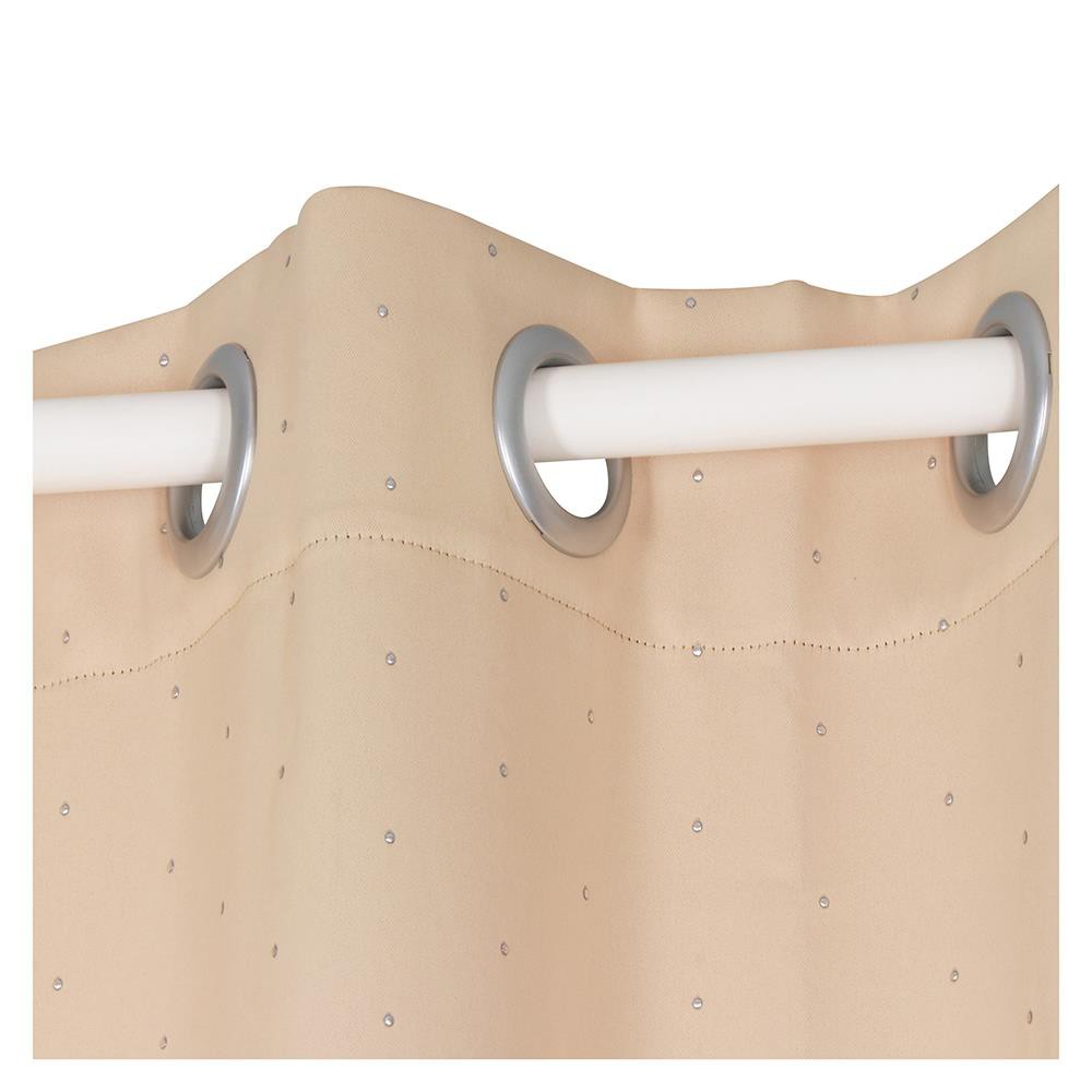 ผ้าม่าน EYELET CHILD FREEDOM STYLE GEETA UV 140X220 ซม. สีครีม ผ้าม่านประตู CURTAIN ผ้าม่านและมู่ลี่