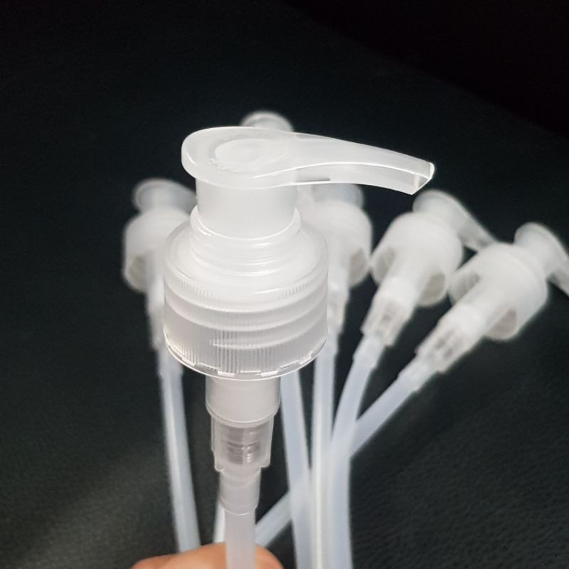 หัวปั๊ม คอ28 ใส่กับขวดน้ำดื่มได้ แพคละ5ชิ้น , ขวดหัวปั๊ม 500 ml ปาก 28mm