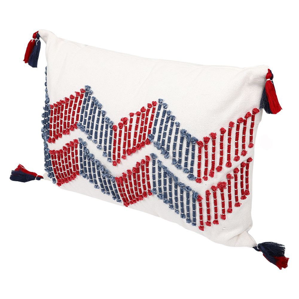 หมอนอิง HOME LIVING STYLE HOLA 14X20 นิ้ว สีขาว หมอนหนุนและหมอนข้าง