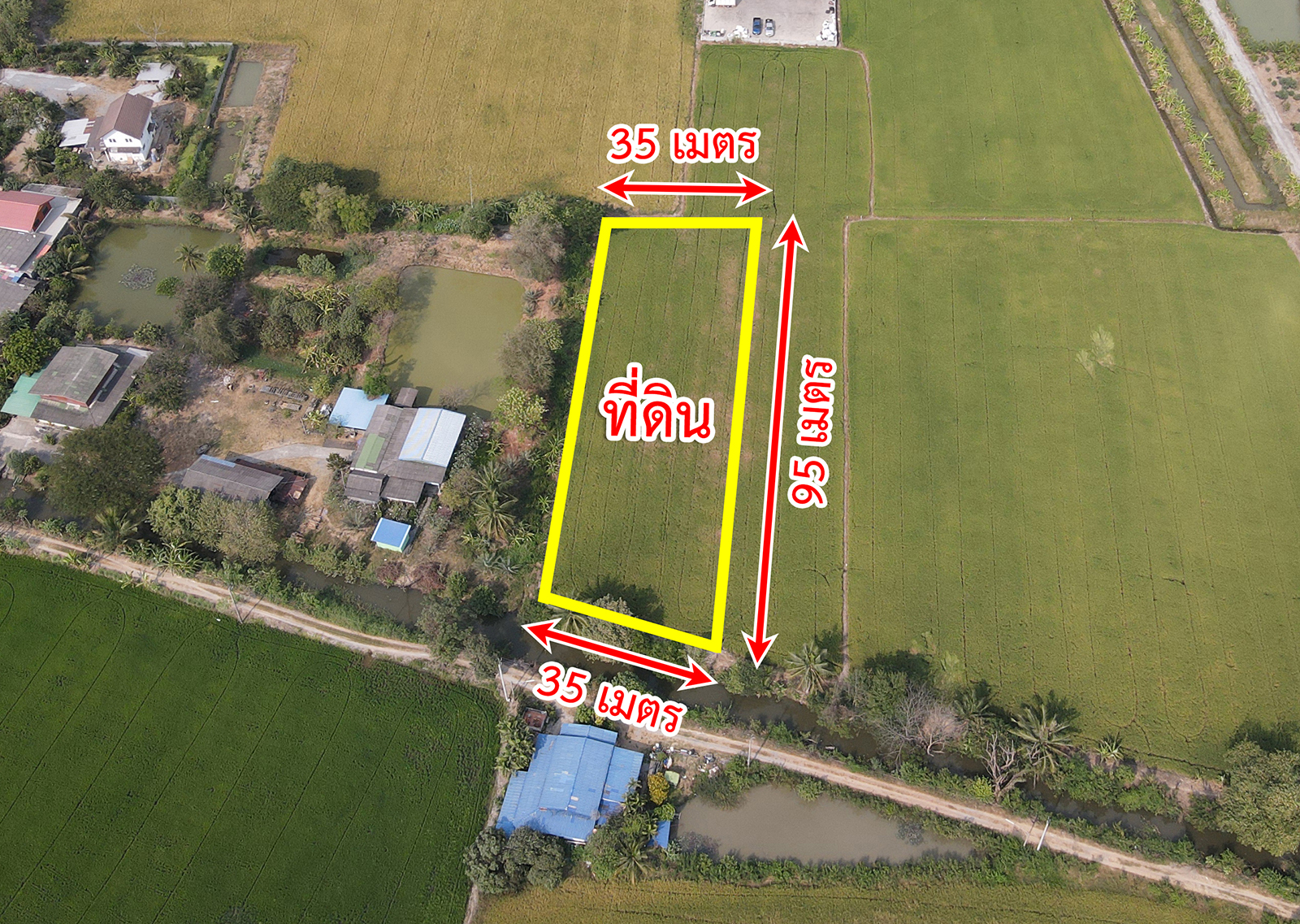 76925-ขายที่ดินในซอยคลองนวลนิตย์ วัดไพร่ฟ้า บางคูวัด ปทุมธานี