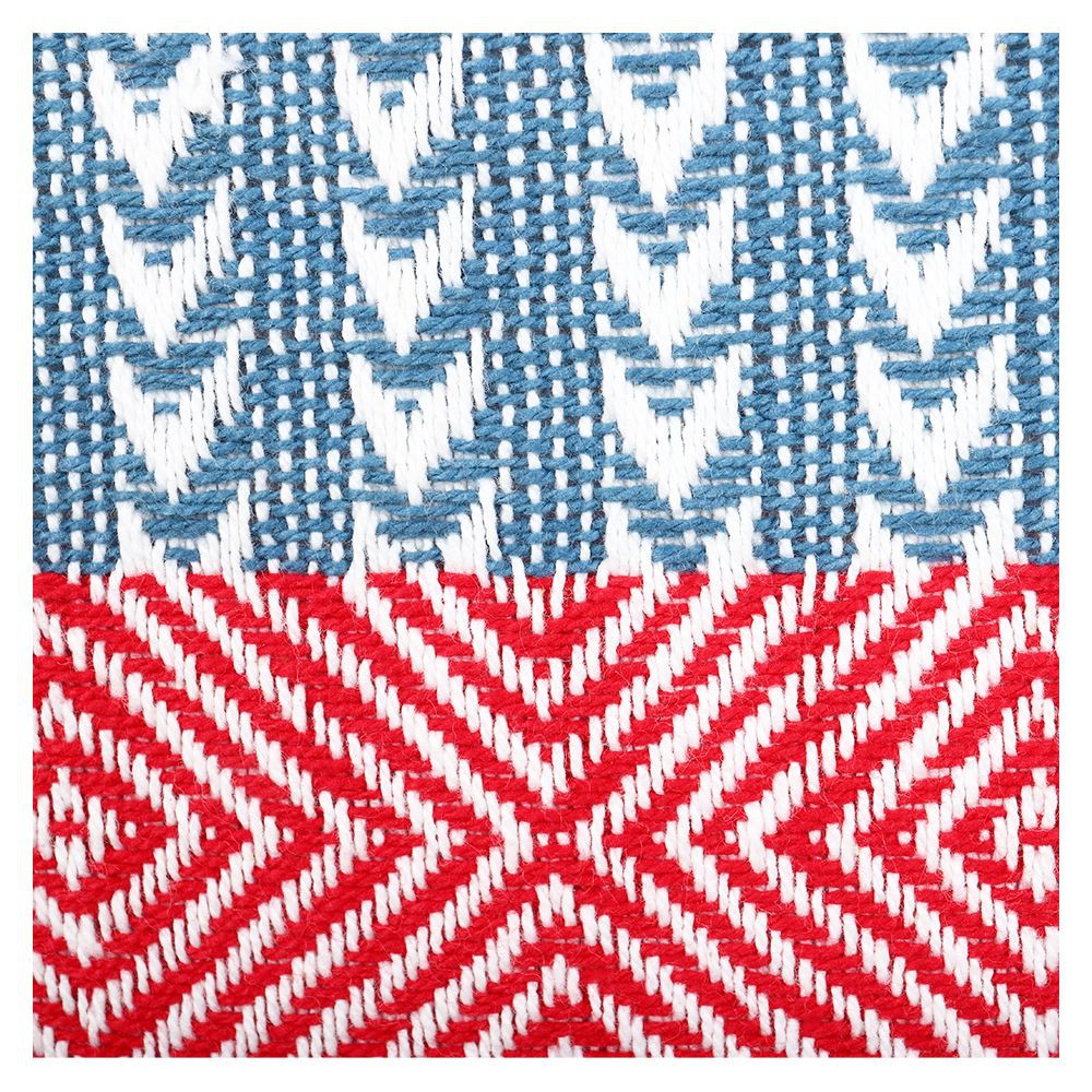 หมอนอิง HOME LIVING STYLE HOLM 18X18 นิ้ว สีฟ้า หมอนหนุนและหมอนข้าง