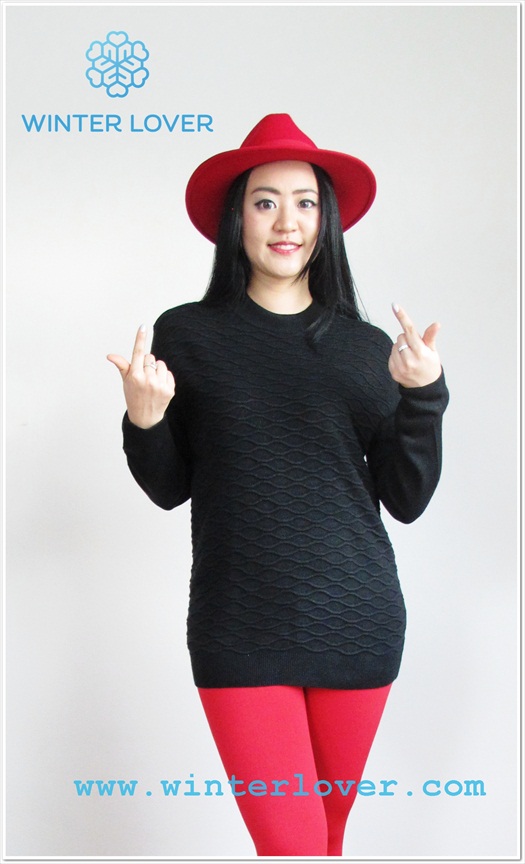 เสื้อกันหนาวสีดำสำหรับใส่ไปเที่ยวฤดูหนาว
