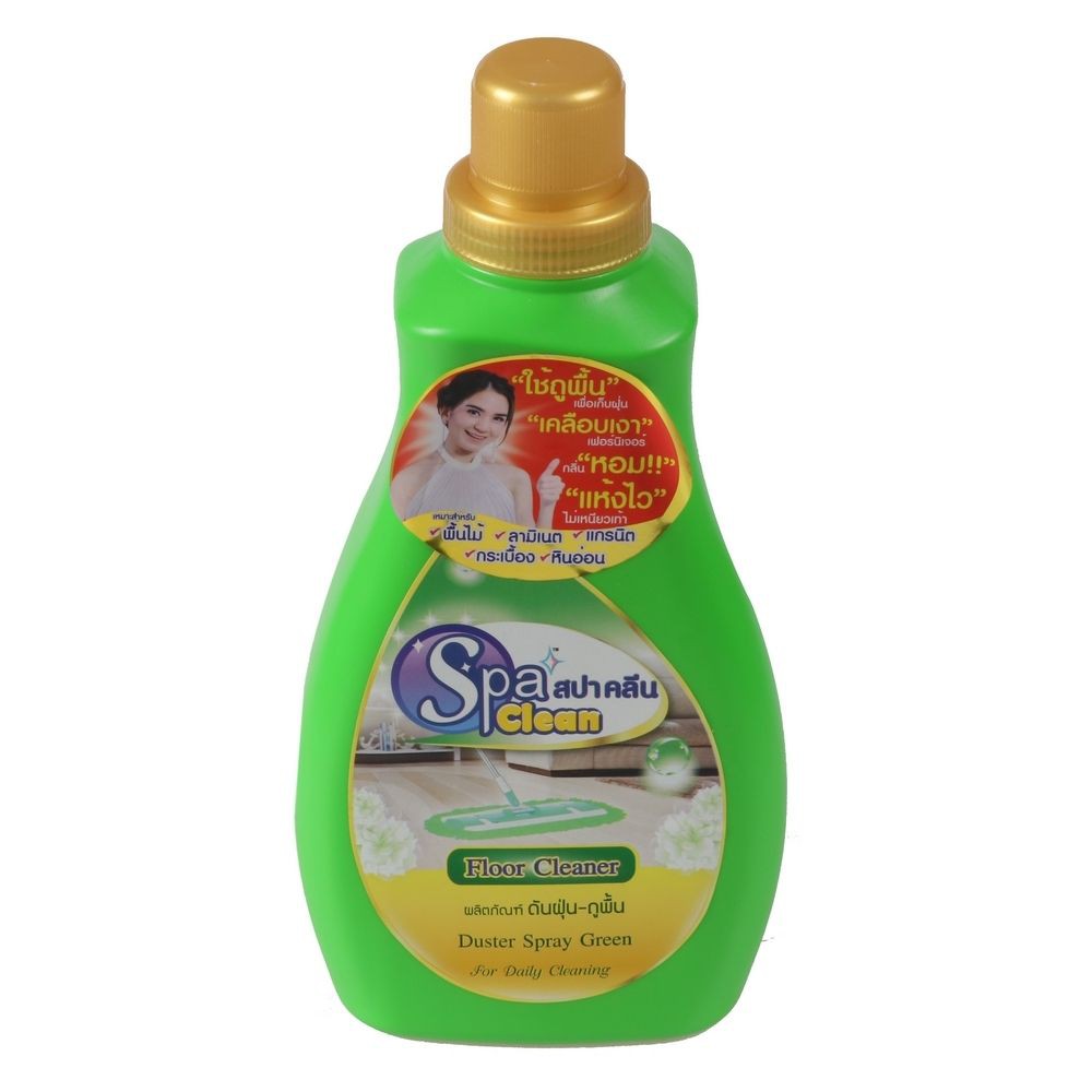 น้ำยาดันฝุ่นพื้น SPA CLEAN 1 ลิตร LIQUID DUST REMOVER FLOOR SPA CLEAN 1L SPA CLEAN