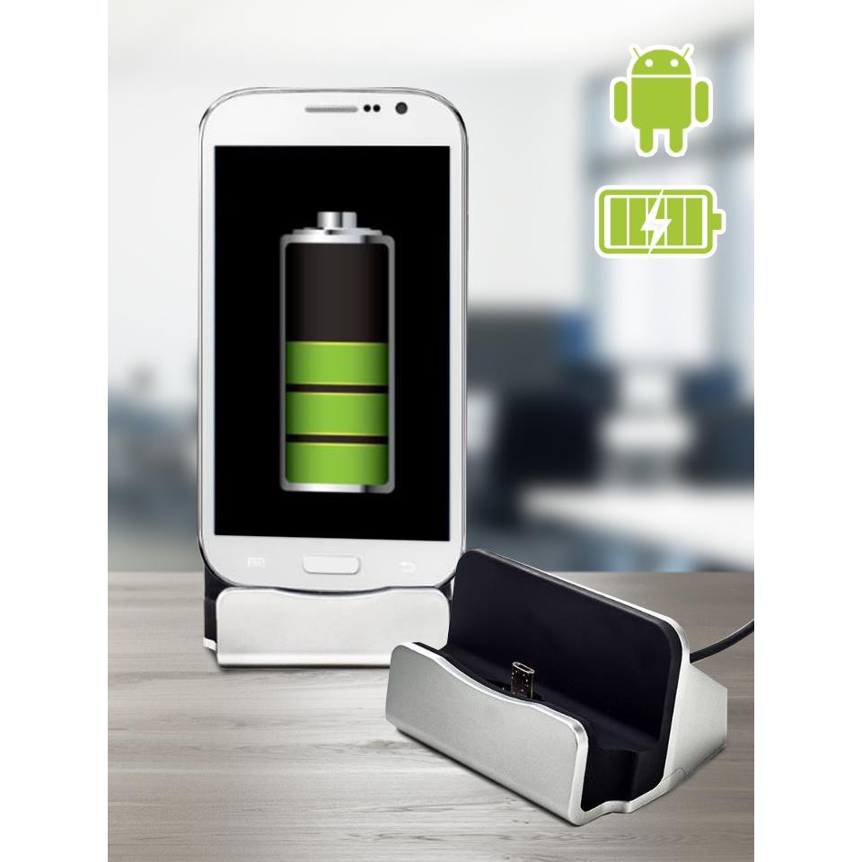 !!สินค้าขายดี!! แท่นชาร์จโทรศัพท์ ที่ชาร์จตั้งโต๊ะ Desktop Charger for Android
