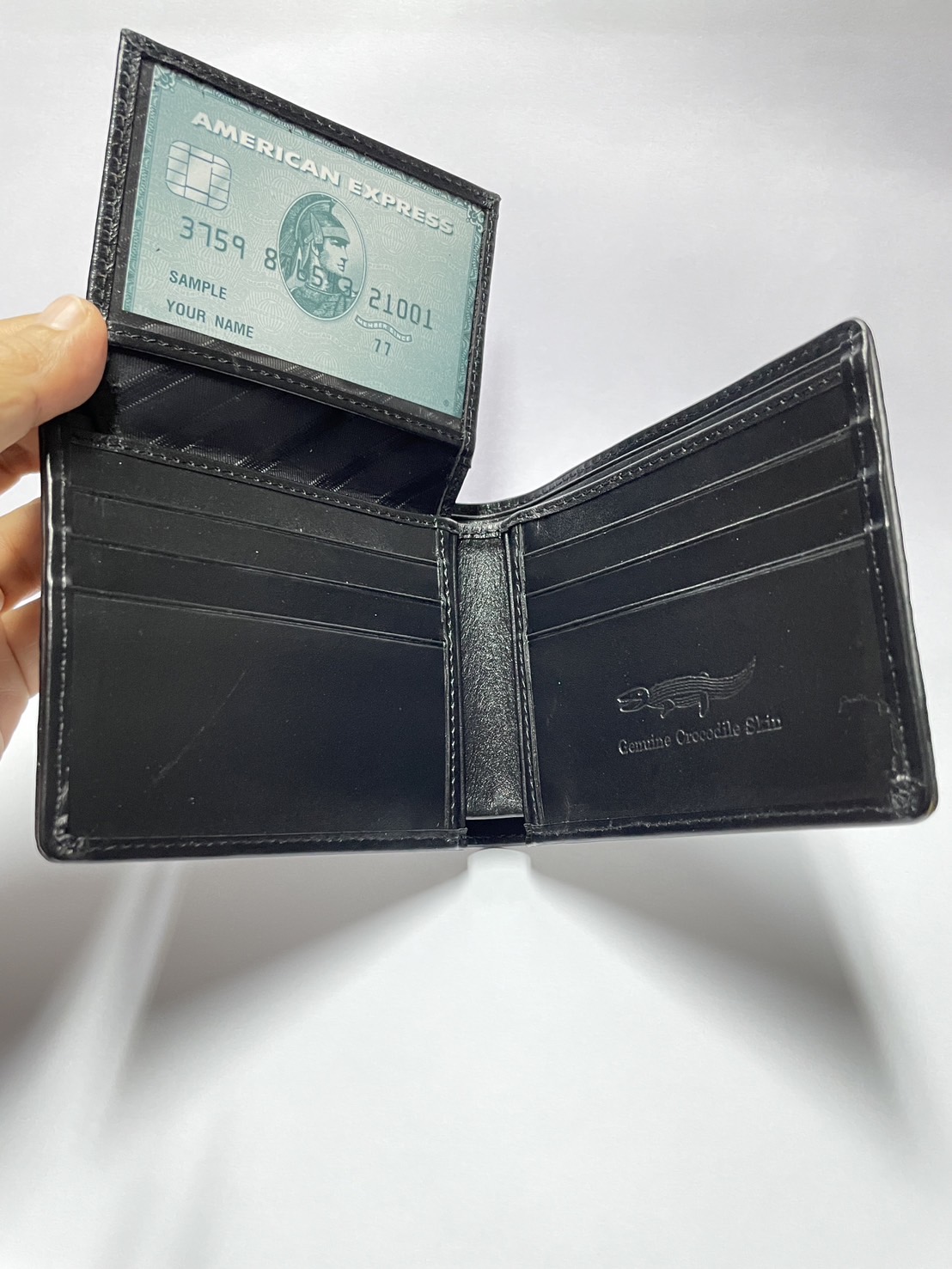 กระเป๋าหนังจระเข้แท้(กระดูกหาง)