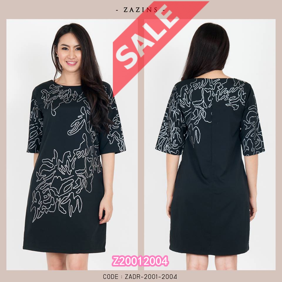 SaLe++ Z20012004 (Memory Map) ชุดเดรสพิมพ์ลายจาก Zazins ผลิตจากผ้า Polyester Mix เนื้อผ้าไหมอิตาลี ไม่ยับง่าย พิมพ์ลายเส้นสีมุกเงา - ผ้า Polyester Mix - คอกลม - แขนสามส่วน - ทรงใส่สบาย - กระเป๋าข้าง 2 ข้าง - มีซับในทั้งตัว - มีซิปหลัง รอบอก x รอบเอว x รอบ