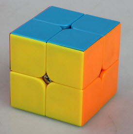 รูบิค Rubik MoYu LingPo 2x2x2 50mm Stickerless