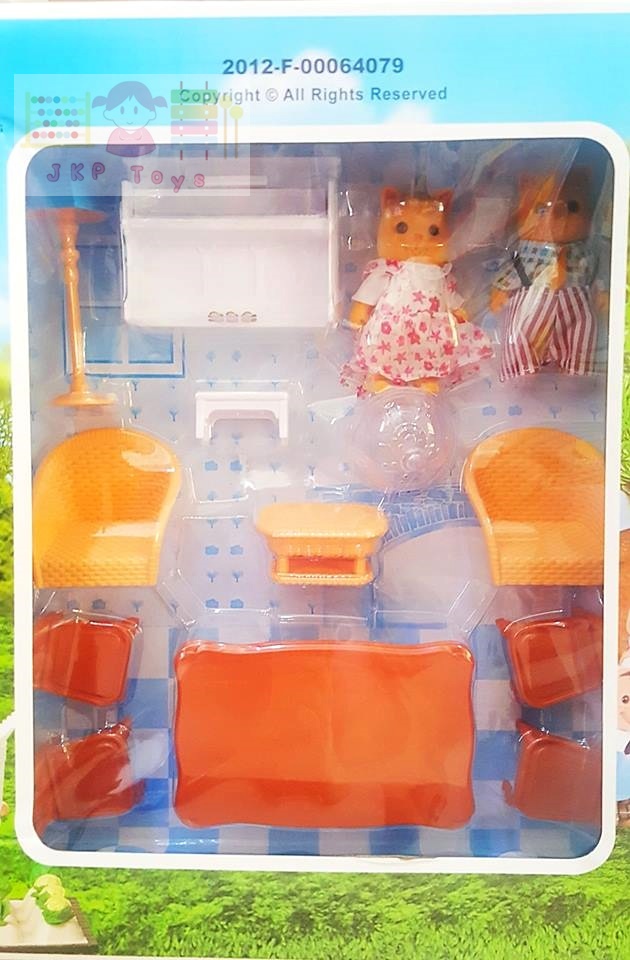 บ้านตุ๊กตากระต่าย 2 ชั้น Happy Family