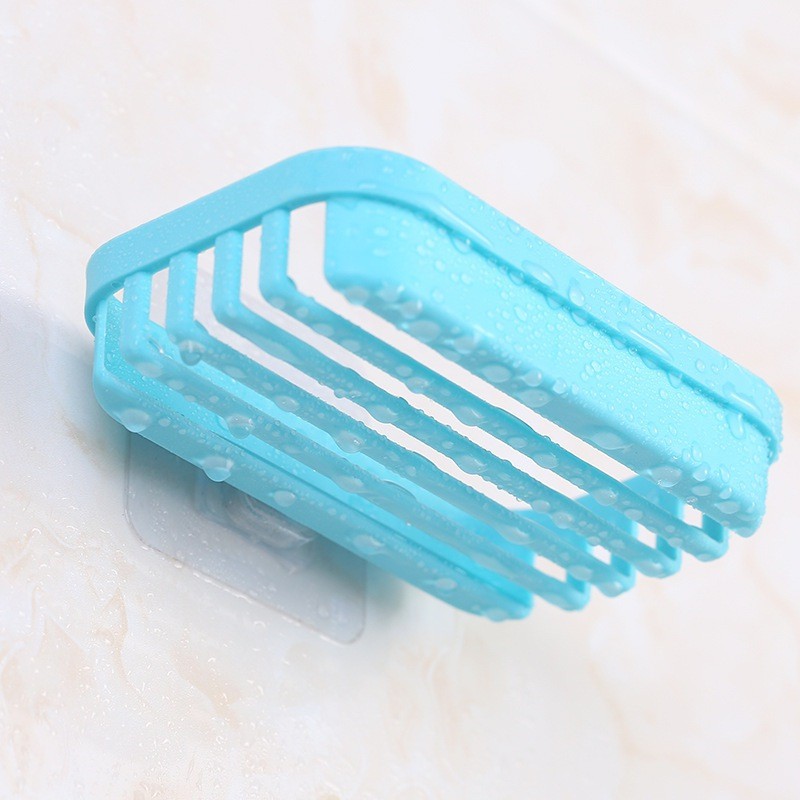 💎ที่วางสบู่ติดผนังห้องน้ำ มีรูระบายน้ำ ไม่ต้องเจาะผนัง มีที่วาง2ชั้น รับน้ำหนักได้เยอะ มีทั้งหมด 4 สี🛀