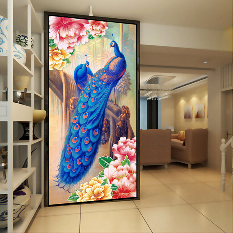 บ้าานสวน รื่นรมย์ ครอสติสคริสตัล Diamond painting โมเสก ภาพติดเพชร งานฝีมือทำที่บ้าน DIY