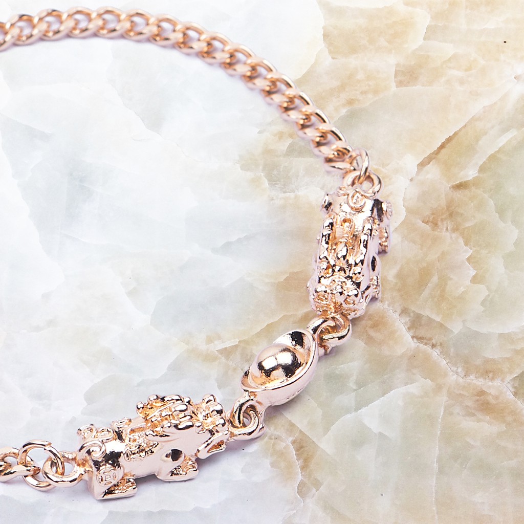 !!สินค้าขายดี!! สร้อยข้อมือปี่เซียะ Pi Xiu Golden Bracelet