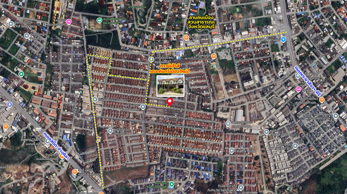 86372 ขายทาวน์เฮ้าส์ หมู่บ้านเดอะคันทรีเมืองใหม่2 เสม็ด เมืองชลบุรี