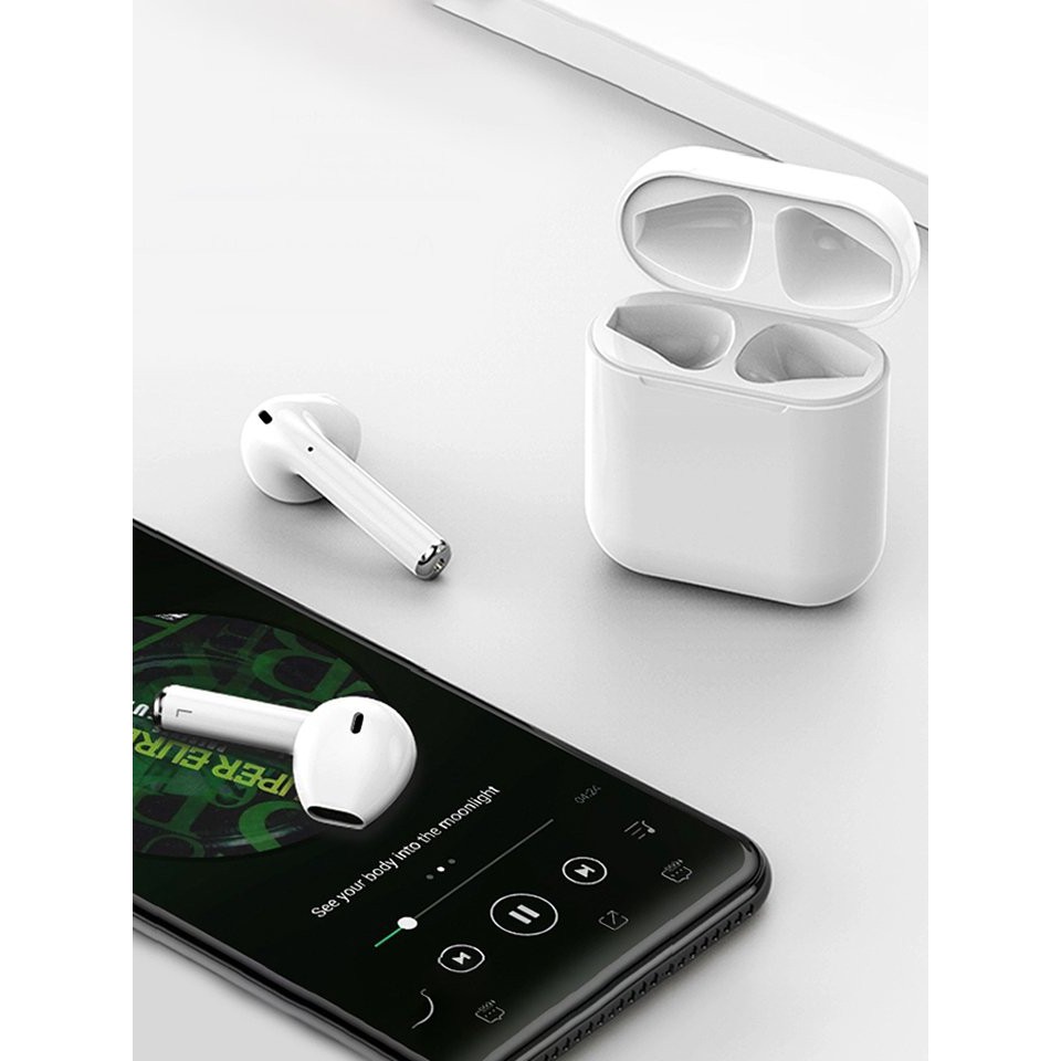 !!สินค้าขายดี!! หูฟังบลูทูธไร้สาย หูฟังพกพา i12 TWS Bluetooth 5.0 Wireless Earphones