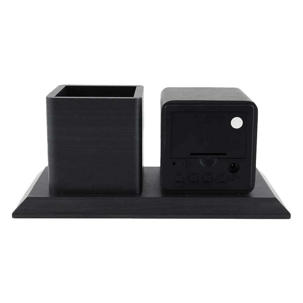 นาฬิกาตั้งโต๊ะ LED HOME LIVING STYLE PEN 18x10 ซม. สีดำ นาฬิกา