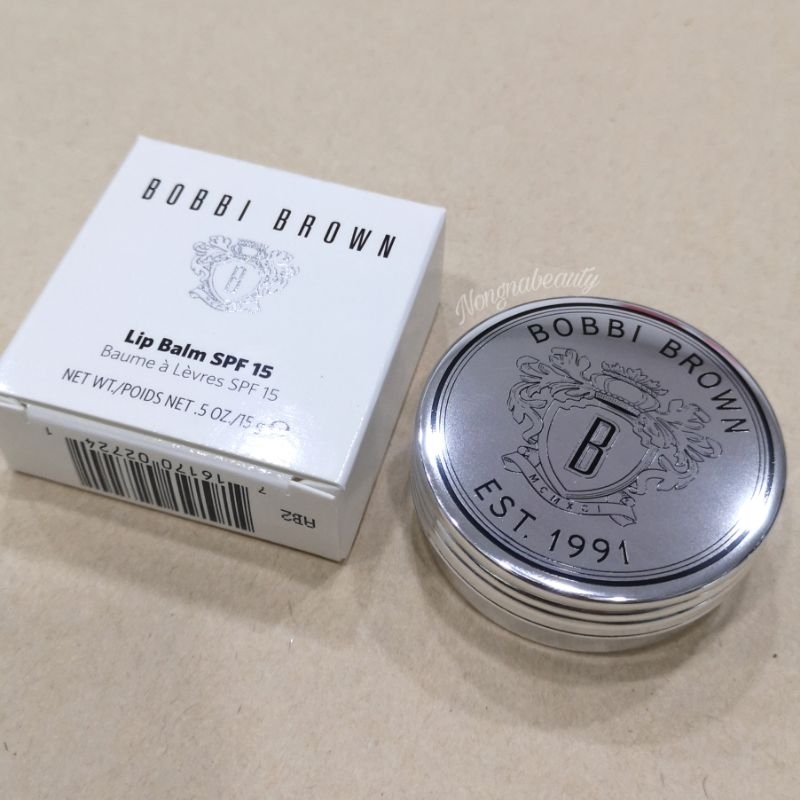 BOBBI BROWN LIP BALM SPF15 ลิปบาล์มยอดนิยม ฟื้นฟูริมฝีปาก ทำให้ปากนุ่มชุ่มชื่น