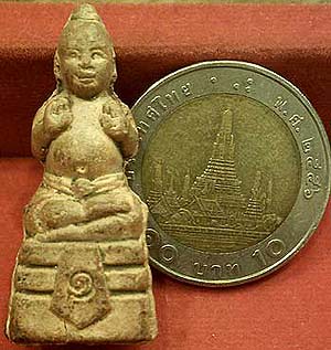 กุมารทอง เนื้อดิน ขนาดห้อยคอ