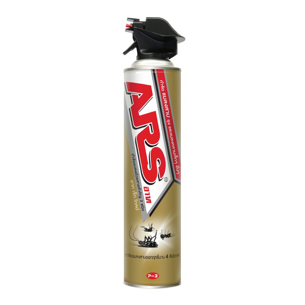 สเปรย์กำจัดแมลง ARS เจ็ทโกลด์ 600 มล. SPRAY KILLER ARS JET GOLD 600ML
