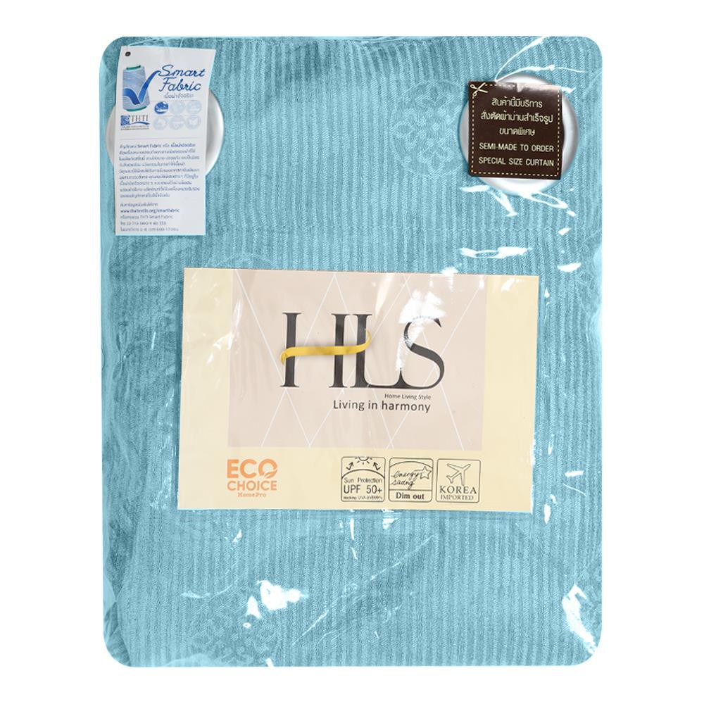 ผ้าม่าน EYELET CHILD FREEDOM STYLE DAJONG UV 135X220 ซม. สีฟ้า ผ้าม่านประตู CURTAIN ผ้าม่านและมู่ลี่