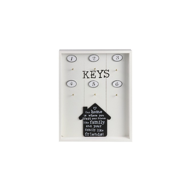 ของขวัญ Decor ขอแขวน MY KEYS 24X2.2X30CM ขาว HOME LIVING STYLE | HOME LIVING STYLE | ISP/FD-020-008