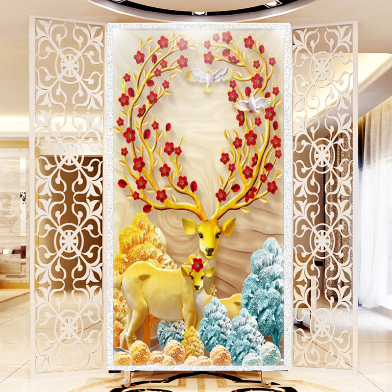 บ้านริมน้ำ ครอสติสคริสตัล Diamond painting โมเสก ภาพติดเพชร งานฝีมือ DIY