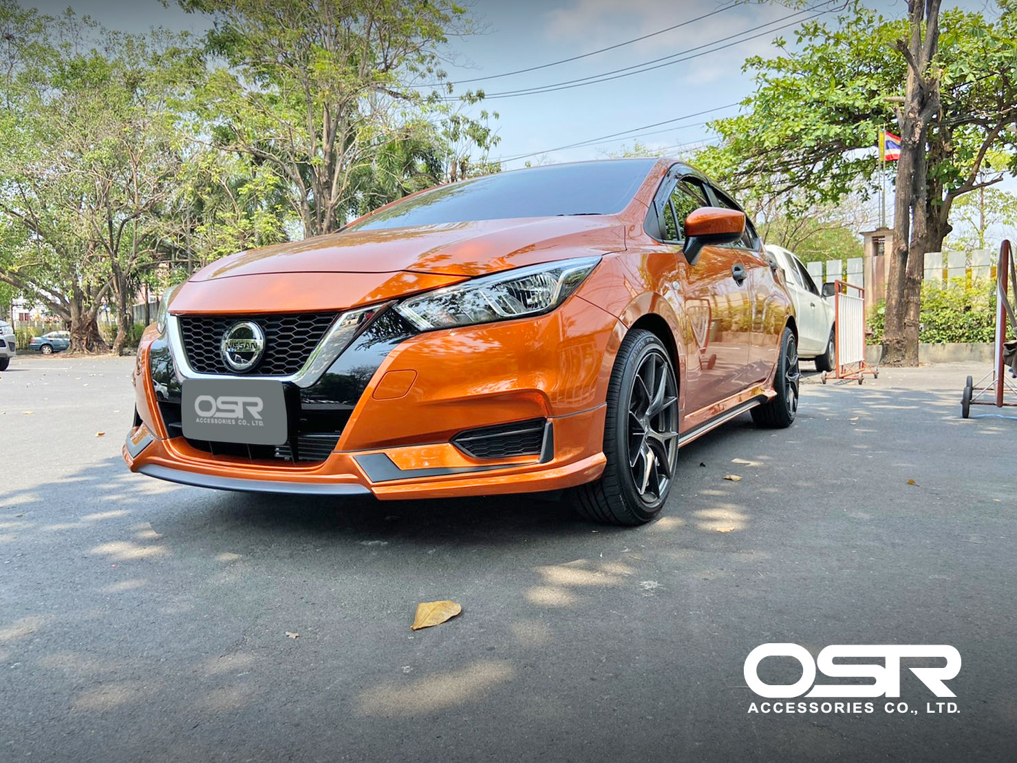 ชุดแต่งรถ สเกิร์ต-สปอยเลอร์ All New Almera 2020 Turbo ทรง SR-Limited By OSR