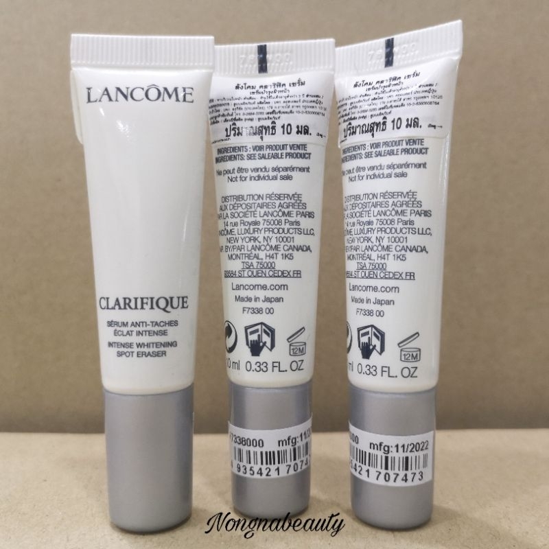 LANCOME Clarifique Spot Eraser 10ml.(ขนาดทดลอง) เซรั่มไวท์เทนนิ่งเนื้อบางเบาเข้มข้นสูตรใหม่