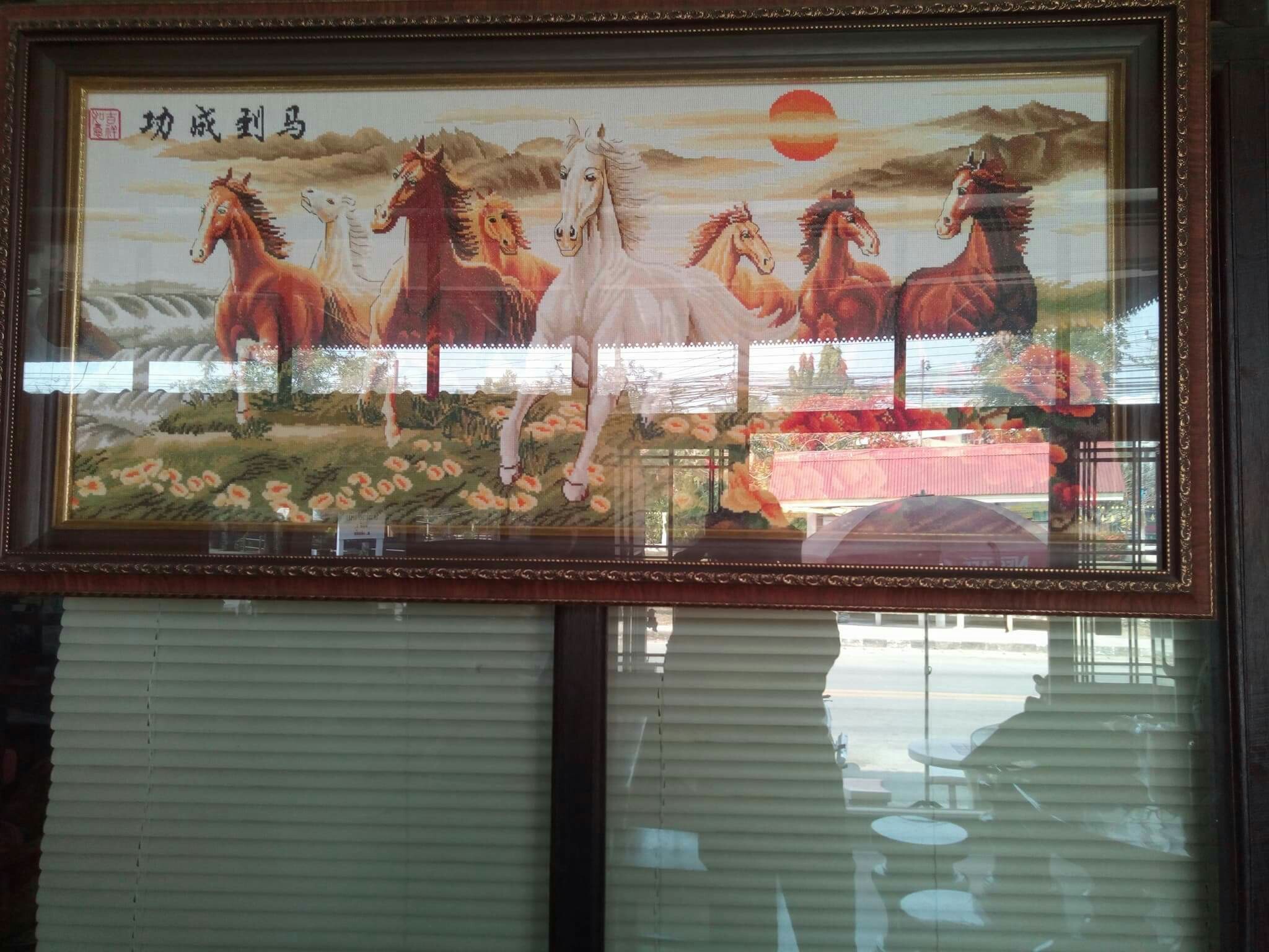 ชายอุ้มแพะครอสติสคริสตัล Diamond painting โมเสก ภาพติดเพชร งานฝีมือ DIY