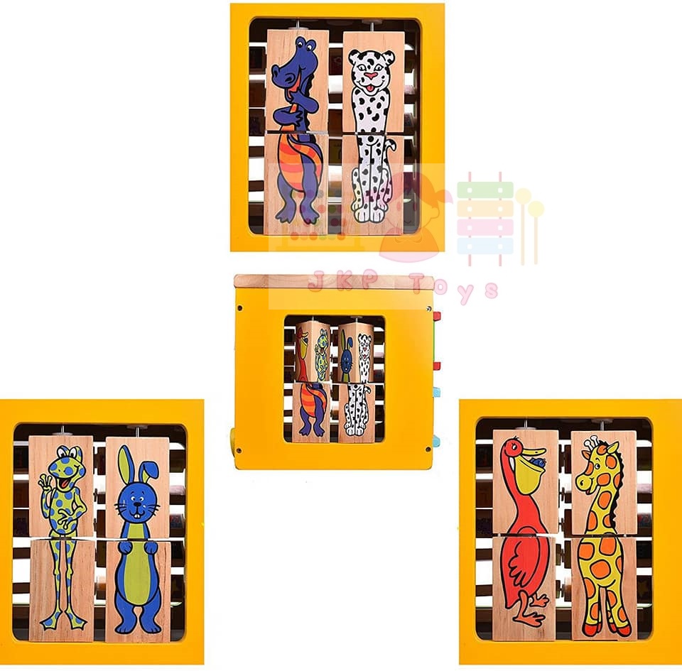 กล่องกิจกรรม Busy zoo เป็นของเล่นที่ได้รับรางวัลของเล่นดีเด่นของอเมริกา ยี่ห้อ Parents