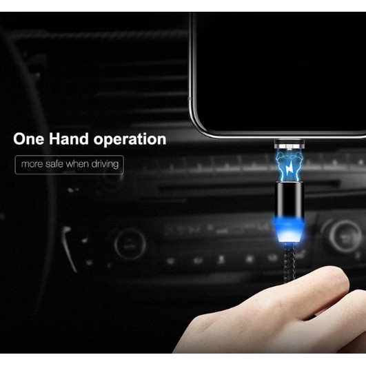 !!สินค้าขายดี!! สายชาร์จแม่เหล็ก 3 in 1 สำหรับ IOS Android Magnetic USB Charging Cable 3 in 1