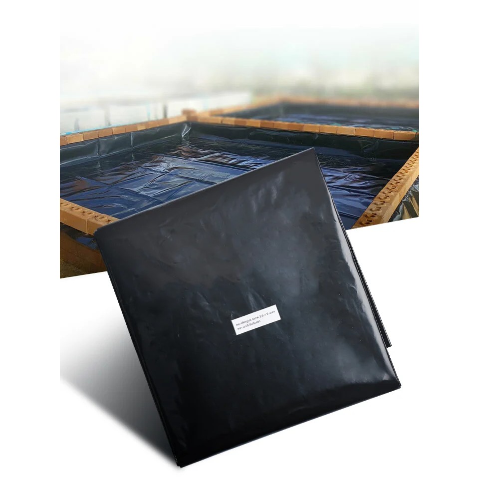 !!สินค้าขายดี!! พลาสติกปูบ่อหน้ากว้าง 3.6 เมตร ปูบ่อ คลุมโรงเรือน บ่อน้ำ Greenhouse สีดำ Pond Plastic Sheet
