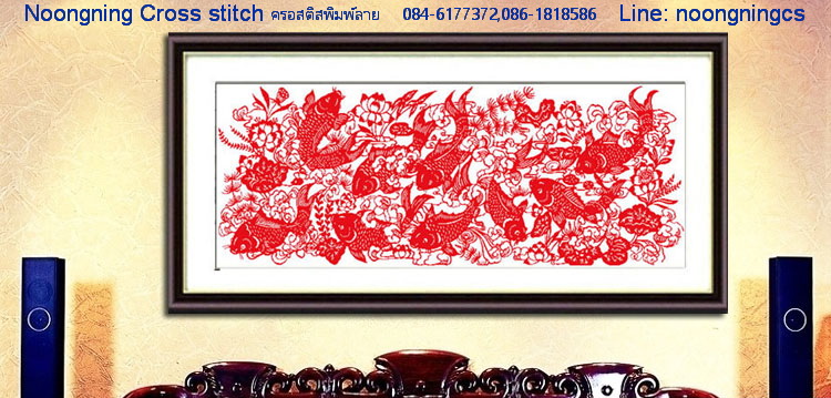 คู่รักนาฬิกาทราย ชุดปักครอสติช พิมพ์ลาย ครอสติสจีน งานฝีมือ DIY