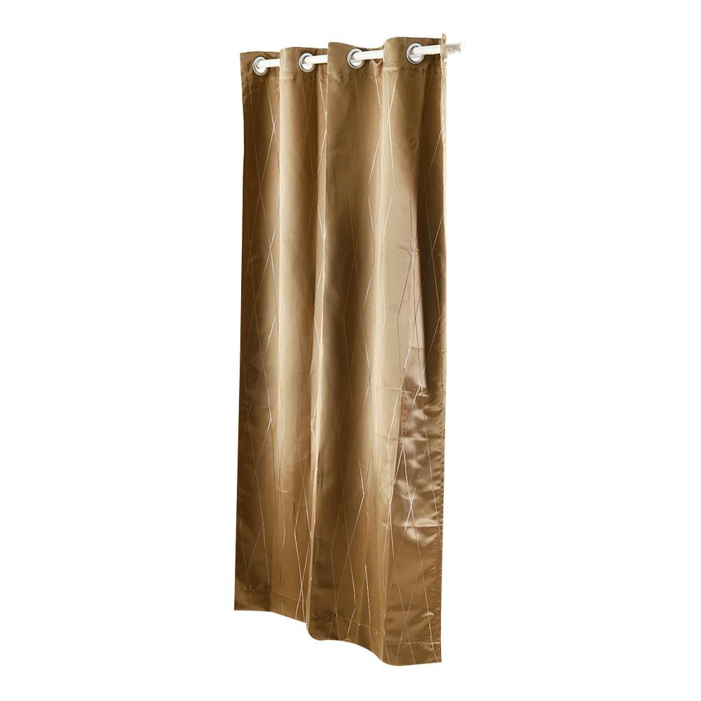 ผ้าม่าน EYELET CHILD FREEDOM STYLE MOANA UV 140X220 ซม. สีทอง ผ้าม่านประตู CURTAIN ผ้าม่านและมู่ลี่