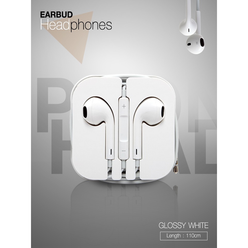 !!สินค้าขายดี!! หูฟังไอโฟน หูฟังพกพา iPhone Small Talk Earbud Headphones
