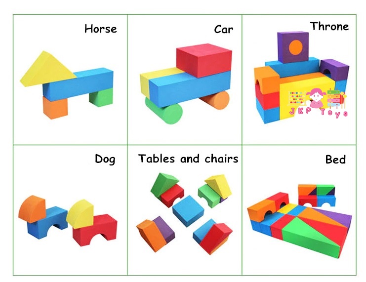 ตัวต่อโฟม 40 ชิ้น