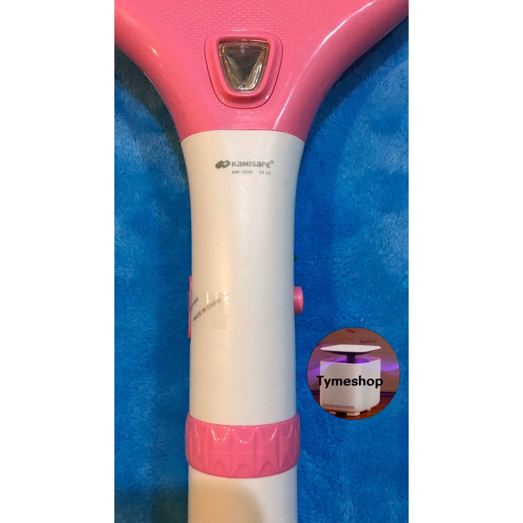 🔥🦟ไม้ตียุงไฟฟ้า KM-3820 ไม้ตียุง ไม้ช็อตยุง ไม้ตียุงชาร์จไฟบ้าน มีไฟฉายส่อง แบบถอดด้าม